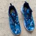 Nike Shoes | Nike Roshe Run Sneaker Blue Camo Print Men Sz 9.5 | Color: Blue | Size: 9.5