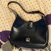 Dooney & Bourke Bags | Dooney & Bourke Flat Black Parasole Leather Hobo Shoulder Bag Handbag Purse | Color: Black | Size: Os