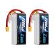 Zeee 6S Lipo Battery 22.2V 2200mAh 120C RC Battery with XT60 Connector for RC Car Boat Truck Helicopter Airplane UAV Drone FPV RC Hobby (2 Pack)