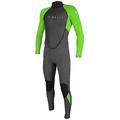 O'Neill Wetsuits Boys' Youth Reactor-2 3/2 Back Zip Full Wetsuit, GRAPH/DAYGLO (AU1), 10 UK