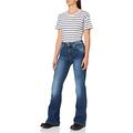 7 For All Mankind Damen Lisha Slim Illusion Eco Above Jeans, Mid Blue, 31W 30L EU
