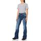 7 For All Mankind Damen Lisha Slim Illusion Eco Above Jeans, Mid Blue, 31W 30L EU