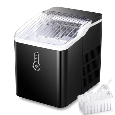 Portable Countertop Ice Maker Machine，26Lbs/24H， Self-Cleaning Home, Low Noise