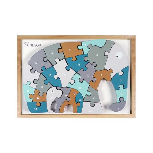 Buchstaben-Puzzle ELEFANT 26-teilig