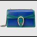 Gucci Bags | Gucci Calfskin Small Dionysus Shoulder Bag Blue Turquoise | Color: Blue/Green | Size: 10.75x6.72x2.5