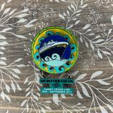 Disney Accessories | Mediterranean Disney Cruise Line May - September 2011 Spinner Disney Pin | Color: Blue/Green | Size: Os