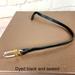 Louis Vuitton Accessories | Louis Vuitton Black Leather Strap For Pochette Accessories Or Small Pouch | Color: Black/Gold | Size: 13