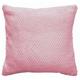 Paris Prix - Housse de Coussin Jacquard Didou 40x40cm Rose Dragée