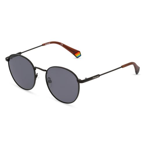 Polaroid PLD 6171/S Unisex-Sonnenbrille Vollrand Oval Metall-Gestell, Schwarz