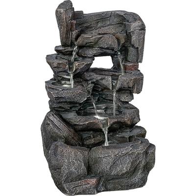 STILISTA® Gartenbrunnen Steine 28x25x47 cm