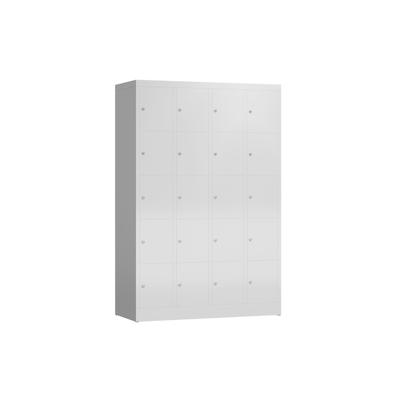 STEELBOXX Fächerschrank Schließfachschrank 20 Fächer 1800 x 1200 x 500 mm, lichtgrau X-520540 Image