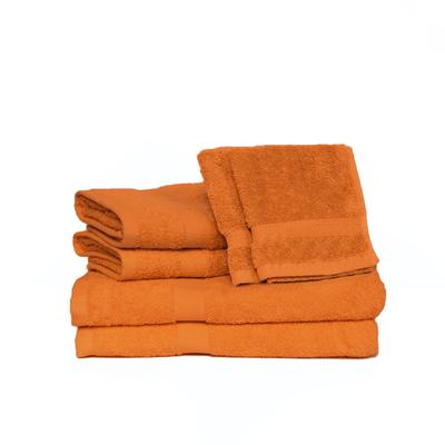 Deluxe 6-Pc. Towel Set by ESPALMA in Orange