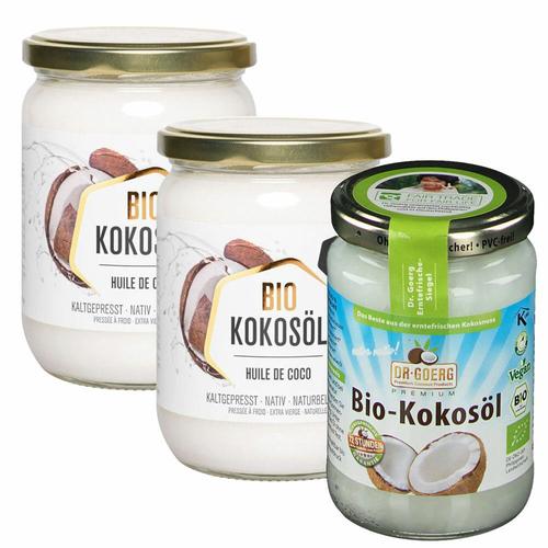 nu3 Bio 2 x Kokosöl + Dr. Goerg Premium Kokosnussöl 1 St Set