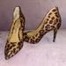 Jessica Simpson Shoes | Leopard Print Size 6.5 Heels | Color: Black/Brown | Size: 6.5