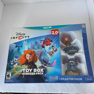 Disney Video Games & Consoles | Disney Infinity Wii U 2.0 Edition Toy Box Starter Pack New Sealed Merida Stitch | Color: Blue | Size: Os