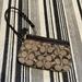 Coach Bags | Coach Monogram Wristlet Clutch Bag | Color: Brown/Tan | Size: Os