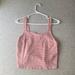 American Eagle Outfitters Tops | American Eagle Plaid Crop Tank Top Size M | Color: Tan | Size: M