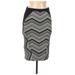 Willow & Clay Casual Skirt: Black Color Block Bottoms - Women's Size Medium