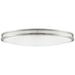 Sunlite 32 in. Round Brushed Nickel Dimmable Selectable LED Color Tunable Flush Mount, 3000K 4000K 5000K - 32 in