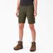 Dickies Women's Cooling Slim Fit Cargo Shorts, 10" - Military Green Size 2 (SRF405)