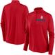 "NUT SLCARD ROUGE FEMME NIKE PRIMETIME LOCAL TOUCH 1/2 ZIP PACER TOP JACLADQZP"