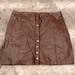 Free People Skirts | Free People Skirt | Color: Brown/Red | Size: 8