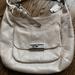 Coach Bags | Coach Crossbody. Pebble Leather | Color: Cream/Pink | Size: Large Hobo/Crossbody