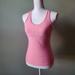 Nike Tops | Nike Women's Dri-Fit Pink Racerback Tank Top Size Small | Color: Pink/White | Size: S