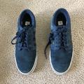 Adidas Shoes | Adidas Boy's Size 4.5 Seeley J Skate Shoes Suede Collegiate Navy Youth | Color: Blue/White | Size: 4.5bb