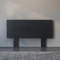 Stellar Home Furniture Mallorca Queen Headboard Wood in Black | 35.5 H x 61.5 W x 1 D in | Wayfair SS241-2