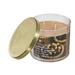 iH casadécor Hazelnut Cream Scented Jar Candle Paraffin in Brown | 3.5 H x 4 W x 4 D in | Wayfair FG-58039(2)