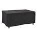 Modern Leisure Diamond Patio Ottoman/Coffee Table/Fire Pit Cover, 48"L x 25"W x 18"H in Black | 19 H x 25 W x 48 D in | Wayfair 3088