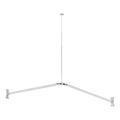 Signature Hardware 48" Brass L-Shaped Shower Curtain Rod Brass in Gray/Yellow | 5.25 H x 48 W x 48 D in | Wayfair 466806