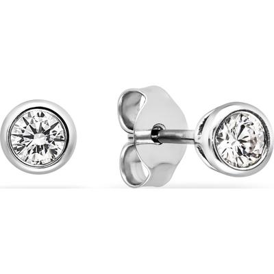 FAVS - Ohrstecker 925er Silber Ohrringe 1 ct Damen