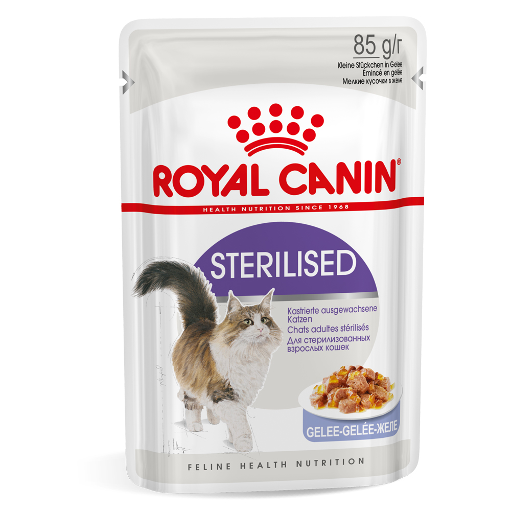 48x85g Adult Sterilised in Jelly Royal Canin Wet Cat Food