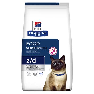 3kg z/d Food Sensitivities Hill's Prescription Diet Dry Cat Food