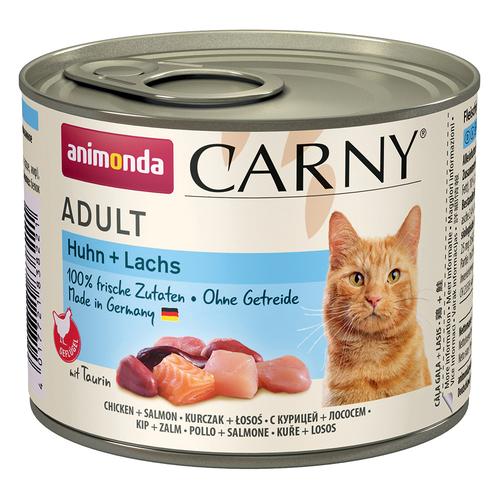 6x200g Chicken & Salmon Adult Carny Animonda Wet Cat Food