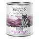 6x800g Senior Duck & Veal Wild Hills Wolf of Wilderness Wet Dog Food