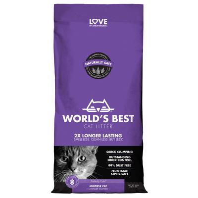 12.7kg (28lb) Lavender World's Best Cat Litter