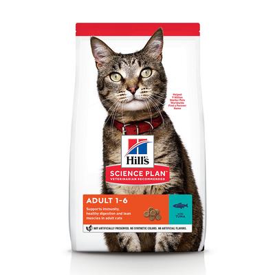 10kg Tuna Adult 1-6 Hill's Science Plan Dry Cat Food