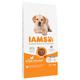 2x12kg Large Puppy & Junior Rich Chicken IAMS Dry Dog Food