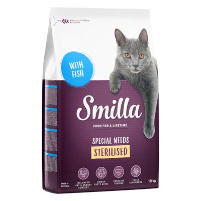 2x10kg Adult Sterilised - Fish Smilla Dry Cat Food