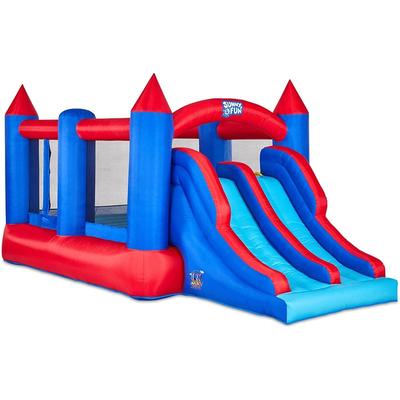 Sunny & Fun Inflatable Bouncy Castle with Dual Slide