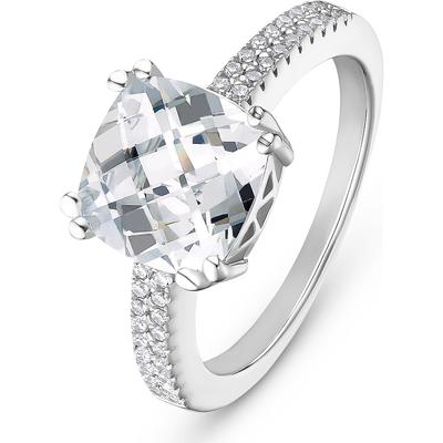 FAVS - Damenring 925er Silber Ringe 1 ct