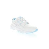 Women's Stability Walker Sneaker by Propet in White Light Blue (Size 13 N)