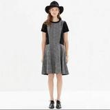 Madewell Dresses | Madewell Textured Sweater Dress | Color: Black/Gray | Size: L