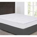 AirComfort Luxury Microfibre Hotel Quality 900GSM Hollowfibre Elasticated Corners & Box Stitched Mattress Topper (SuperKing - 180x200cm)