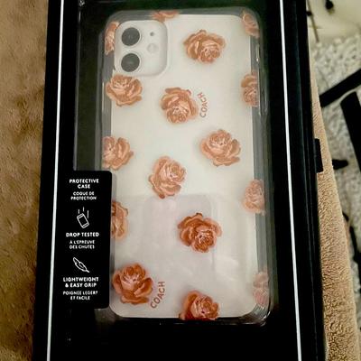 Coach Cell Phones & Accessories | Coach Iphone 11 Beautiful Case Cover Just In Time For Mothers Day. | Color: Gold/White | Size: Os