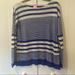 Lilly Pulitzer Sweaters | Lilly Pulitzer Camilla Striped Boatneck Linen Sweater | Color: Blue/Cream | Size: M