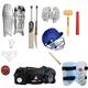 MAXX Pro Boxing Gear Cricket Set 13pcs Leg Pads Bating Gloves 2 Kit Bag styles left or right handed quality Bat 2.9-2.16LB (13PCS SET RIGHT HAND WITH WHEEL BAG, 2.16 LB)